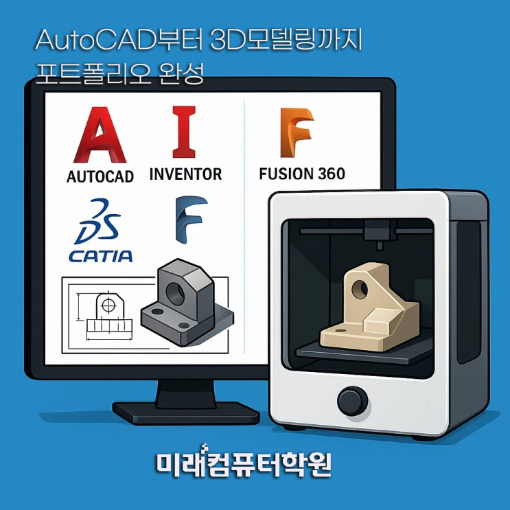  AutoCAD부터 3D프린터까지, 제품설계 올인원 과정