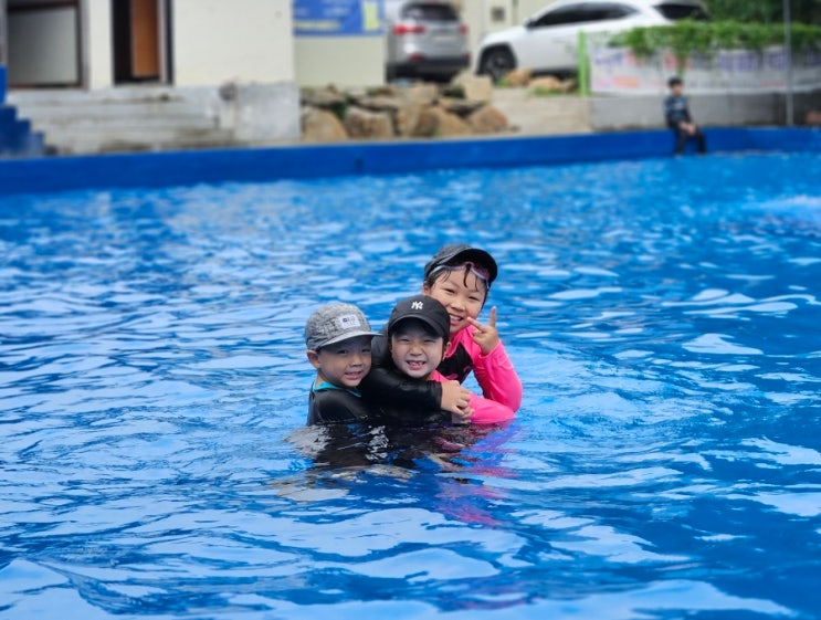  용인 고기굽는 수영장 기찬 관광농원 방문 늦은 후기