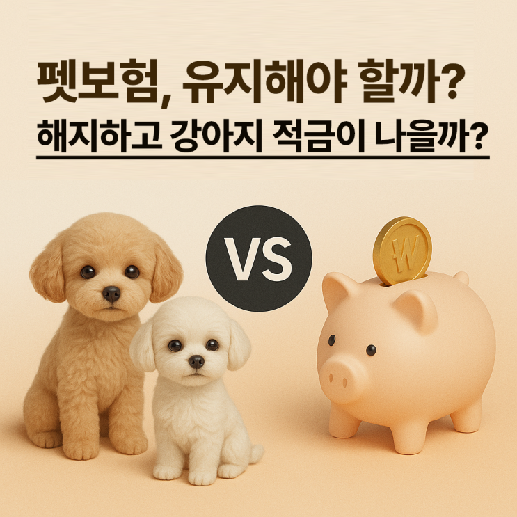  한화손해보험 펫보험 가격·보험료 현실 후기, 강아지 보험 유지 고민중