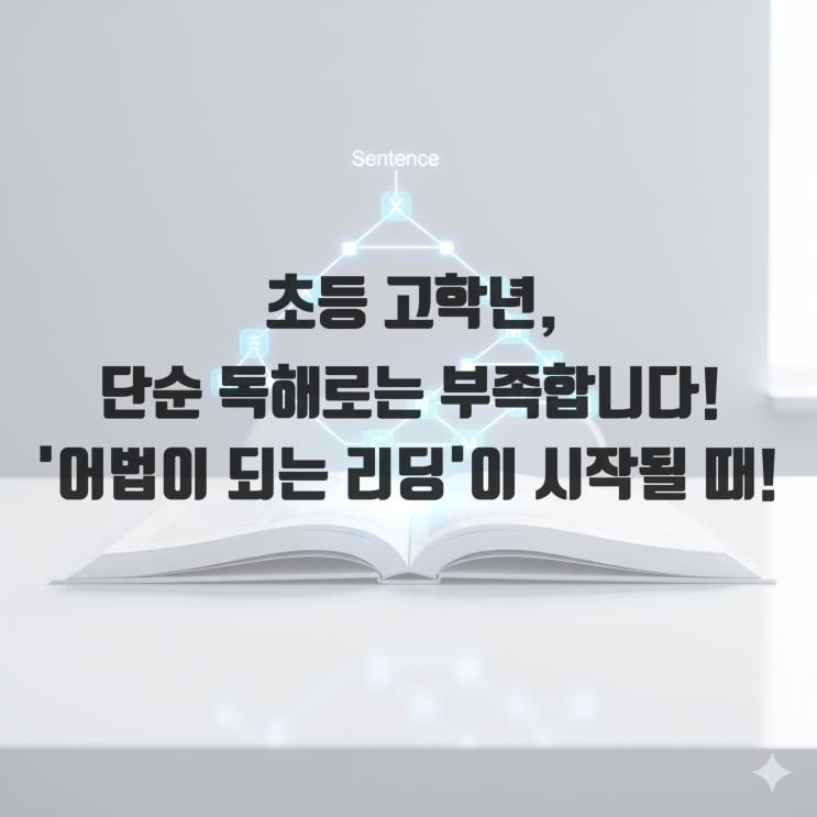  [소담동 영어] 초등 고학년, 단순 독해로는 부족합니다! '어법이 되는 리딩'이 시작될 때!