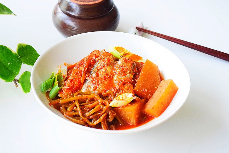 고구마순 요리 갈치조림 양념 레시피 갈치무조림 갈치조림양념장 만들기