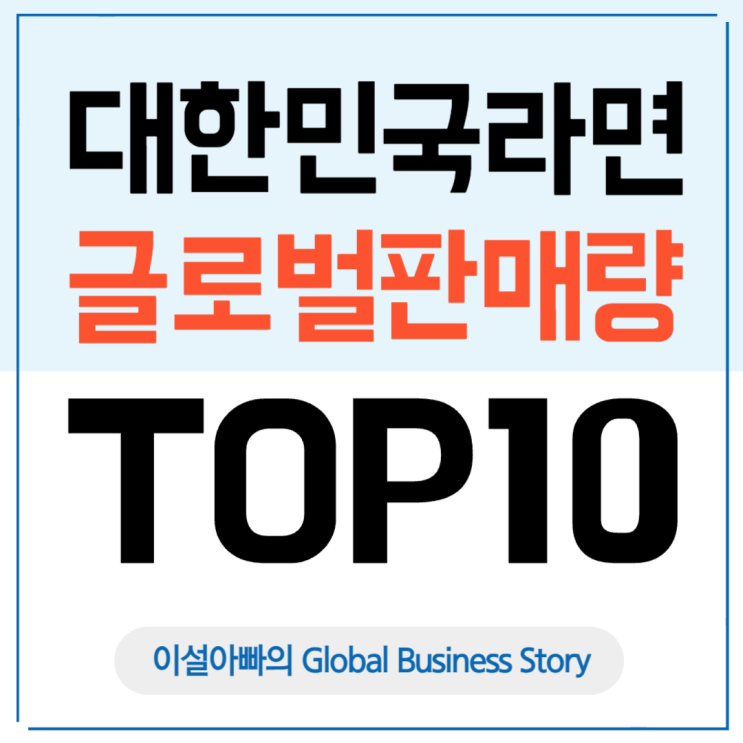  한국 라면, 글로벌 판매량 TOP 5와 인기 요인 분석