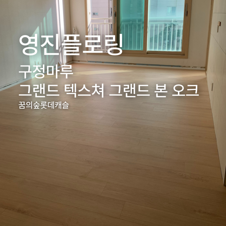  구정마루 그랜드 본 오크, 꿈의숲롯데캐슬 시공사례