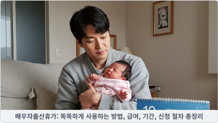  배우자출산휴가: 똑똑하게 사용하는 방법, 급여, 기간, 신청 절차 총정리
