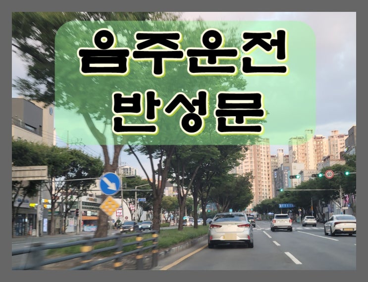  음주운전반성문 제출 시기 방법 언제 어떻게