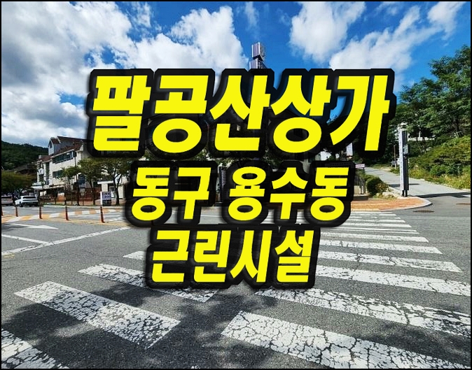  팔공산상가 대구동구 용수동 상가건물 경매 대동방서예술문화관