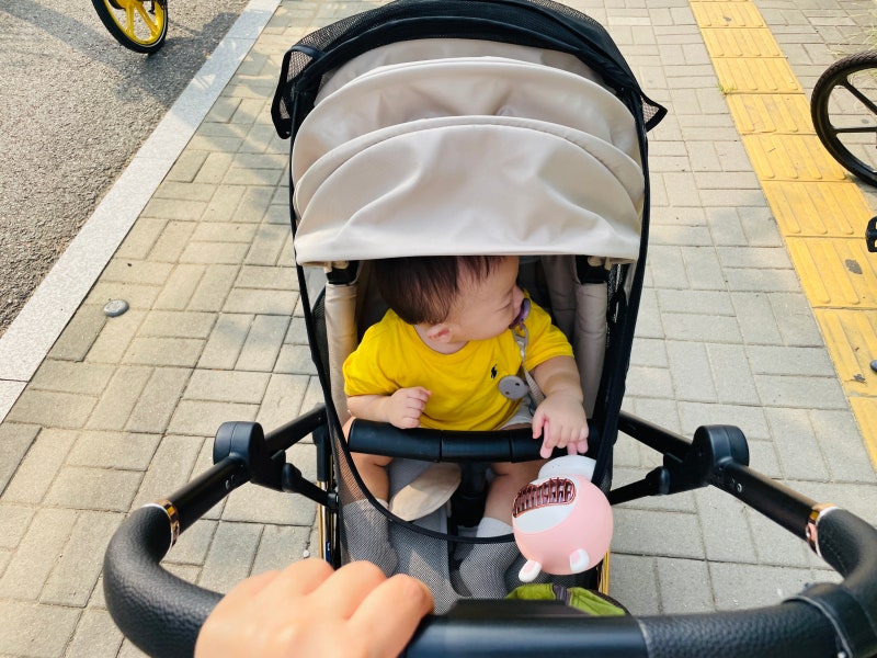 양대면 타보 이노스핀 엑스 휴대용 유모차 기내반입 폴딩방법