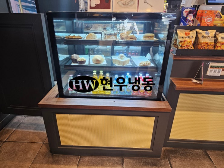  울산쇼케이스수리 세경냉동제과쇼케이스 전원안들어와서 간냉식온도조절기교체수리