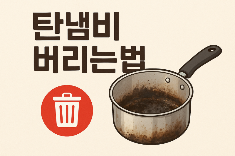탄냄비 버리는법, 깔끔하게 처리하는 방법