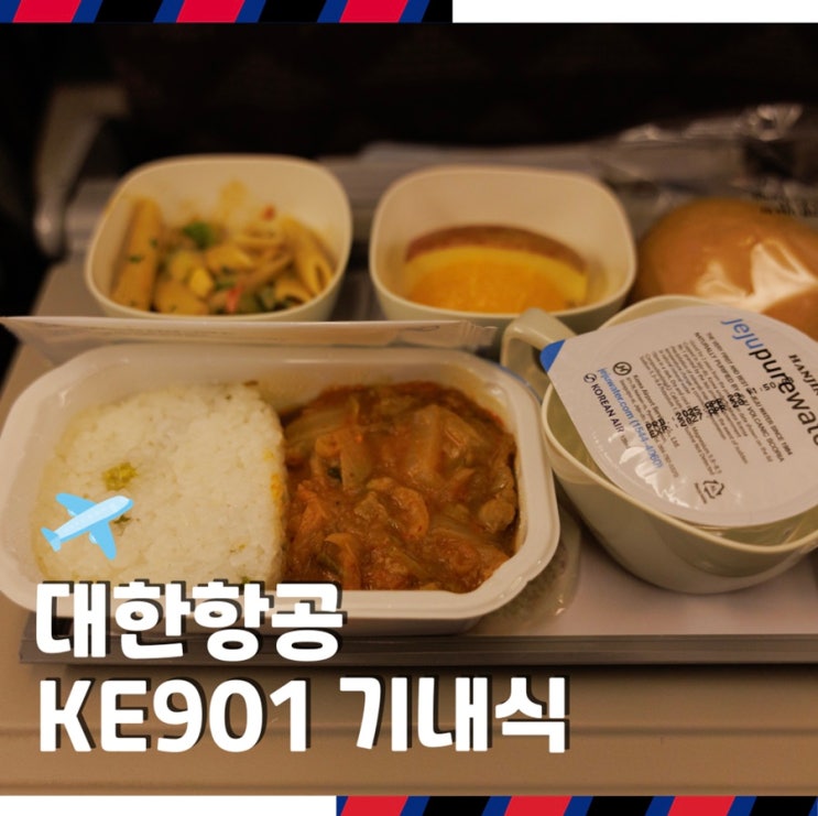  유럽 프랑스 파리 대한항공 직항 노선 기내식 KE901 이코노미 탑승 후기