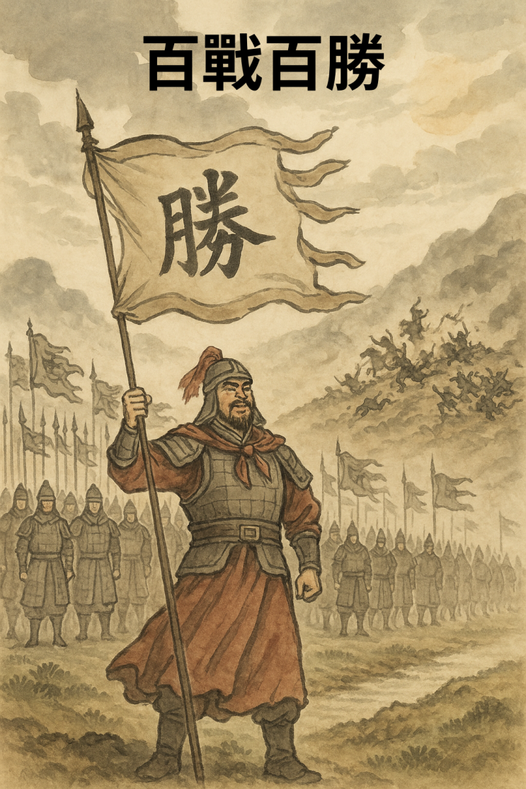   백전백승(百戰百勝) — 백 번 싸우면 백 번 이긴다