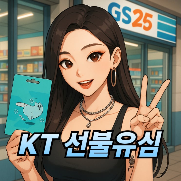  KT 선불유심 편의점 구매 및 개통 방법