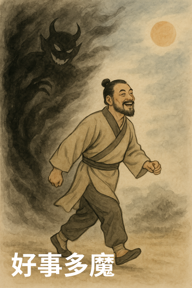   호사다마(好事多魔) — 좋은 일에는 장애가 많다