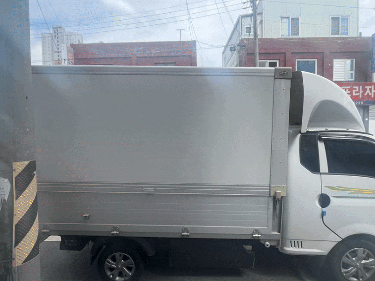  전라도 광주 화물차 차량 랩핑 시트지 부착 시공