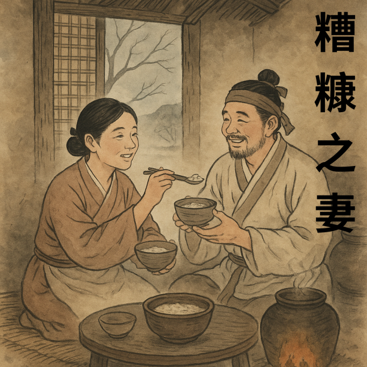   조강지처(糟糠之妻) — 가난할 때 함께한 아내