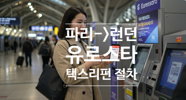  파리에서 런던 유로스타 택스 리펀 절차 (2개월 기다린 솔직 후기)