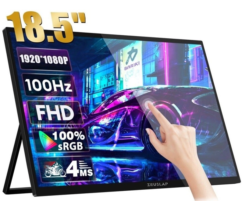 제우스랩 Z18T 18.5인치 터치식 스탠드 포터블 모니터