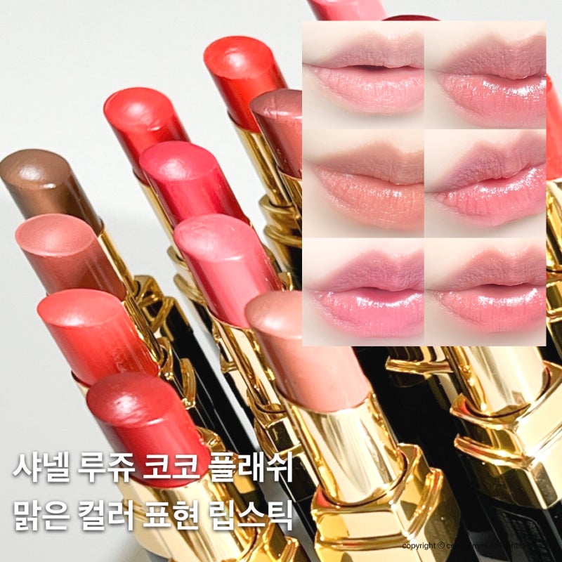 샤넬 루쥬 코코 플래쉬 발색 모음 / 드디어 구한 샤넬 이미디어트!
