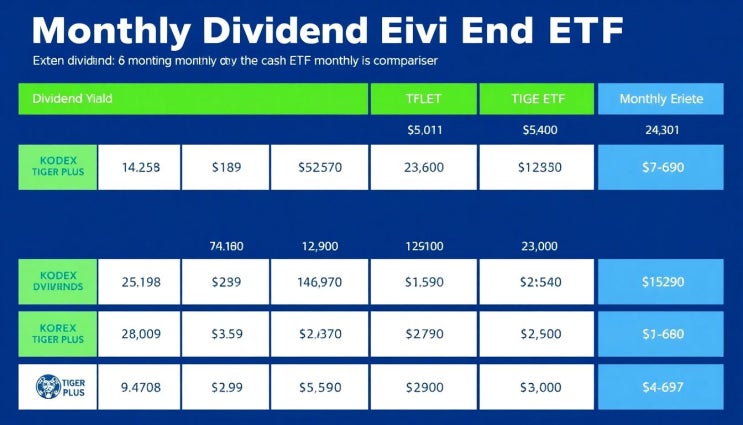  국내 월배당 ETF 추천 2025년 상위 종목 분석