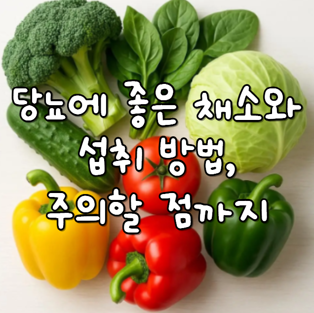 당뇨에 좋은 채소 야채, 섭취 방법, 주의점까지 총정리