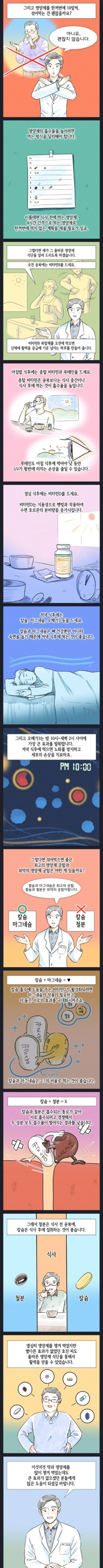  약과 영양제 혼용시 올바른 섭취(복용)방법