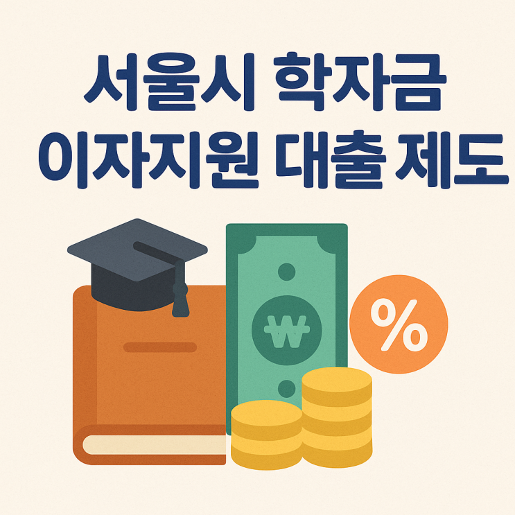  서울시 학자금 이자지원 대출 제도(+신청조건, 신청방법 등)