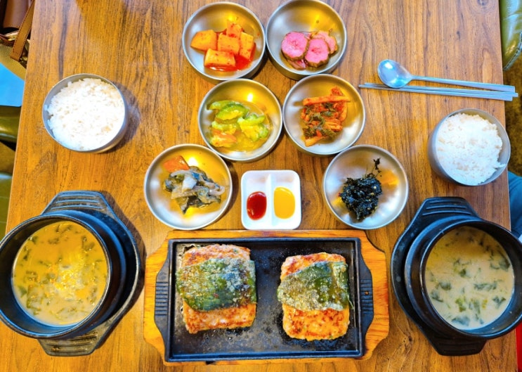  [ 전주 맛집 ] 교동시래청 # 전주한옥마을 현지인 추천 가족 여행 맛집 한식 아침식사 떡갈비 돔베보쌈 시래기국