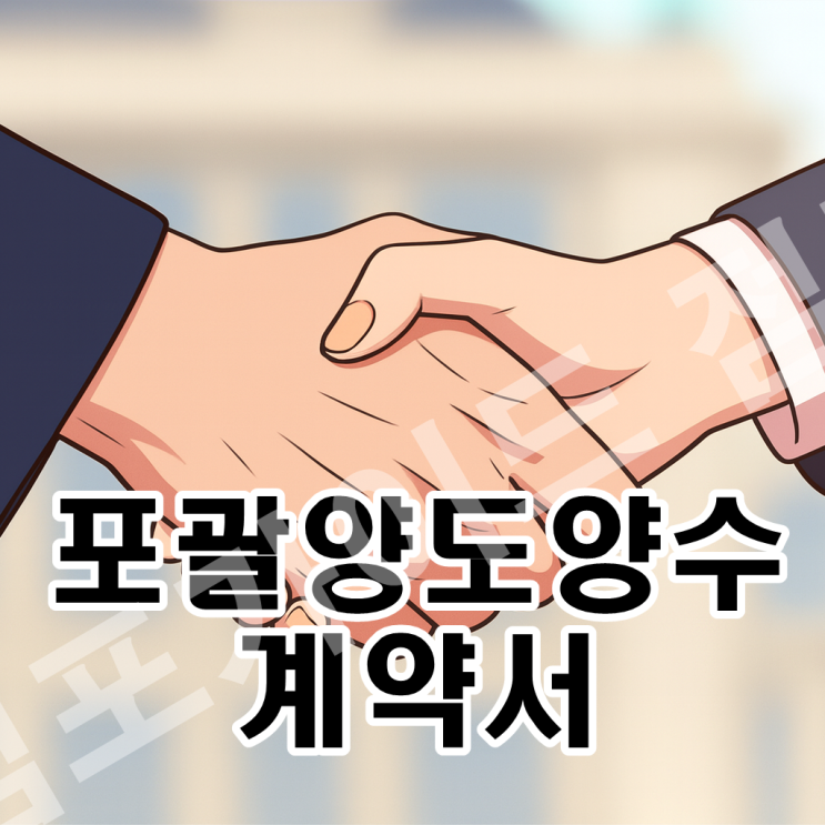  포괄 양도양수 계약서,창업할때 인터넷 양식 쓰면 위험한 이유