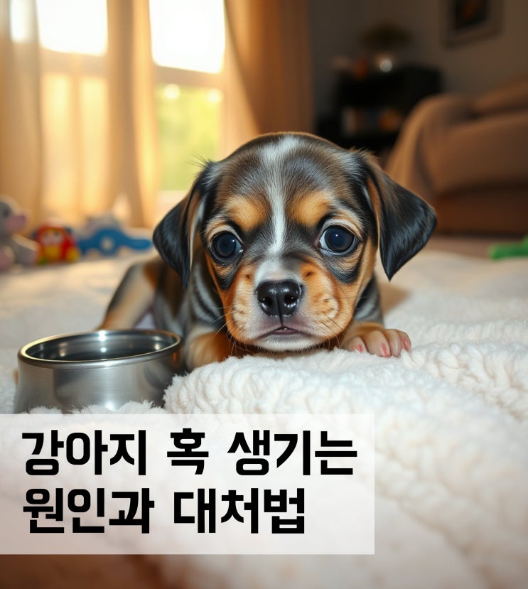  강아지 혹 생기는 원인과 대처법