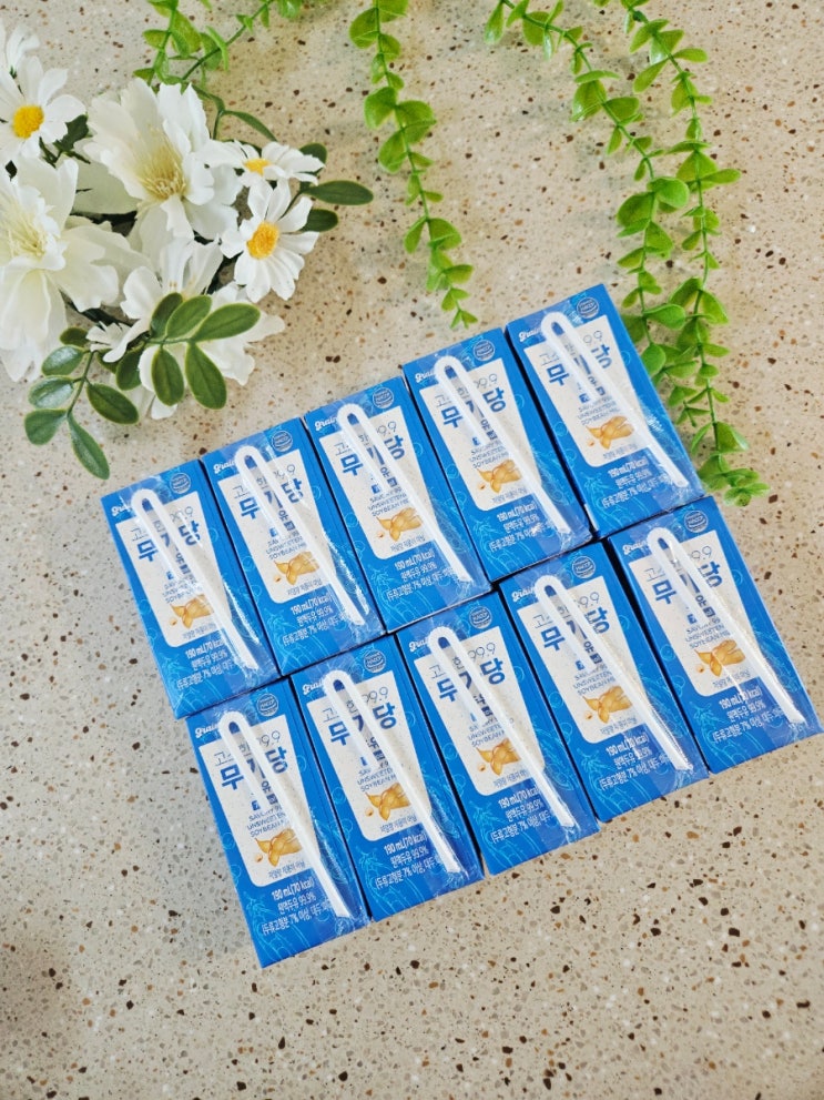  [그레인랩 두유 무가당] 고소한99.9 무가당두유 진~하게 고소한 풍미!
