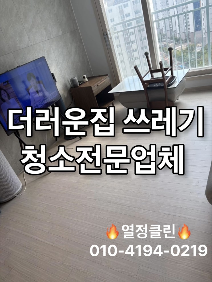  울산 더러운 집 쓰레기 청소 전문 업체