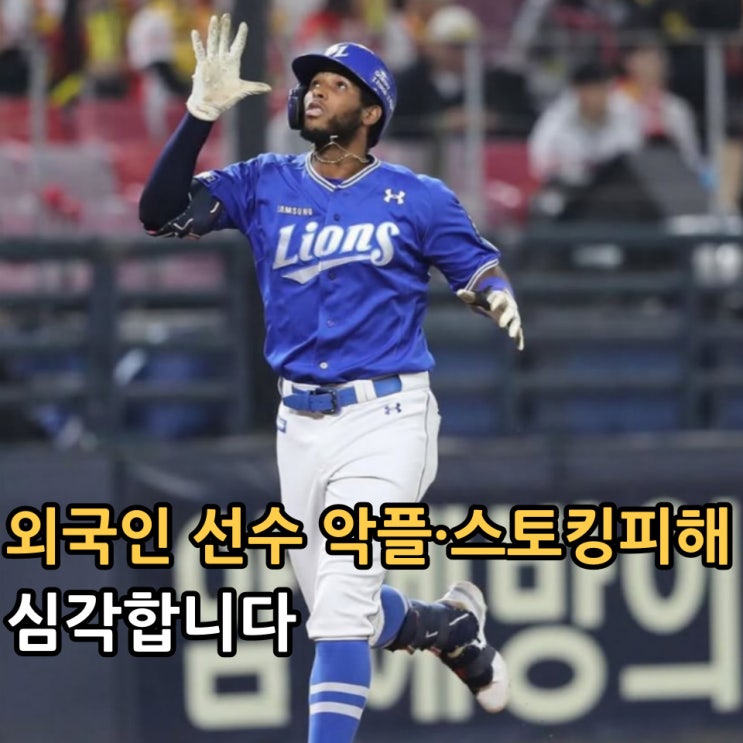 삼성 디아즈 <b>한화 와이스</b>까지...외국인 선수들 악플, 스토킹... 