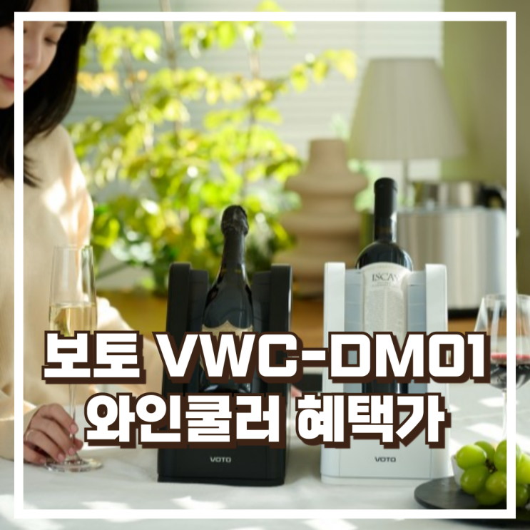  샴페인까지 완벽 칠링! 보토 VWC-DM01 와인쿨러 리뷰, 혜택가