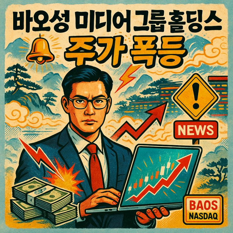 바오셩 미디어 그룹 홀딩스 주가 (BAOS 주식) 세력 펌프 지금 될까?