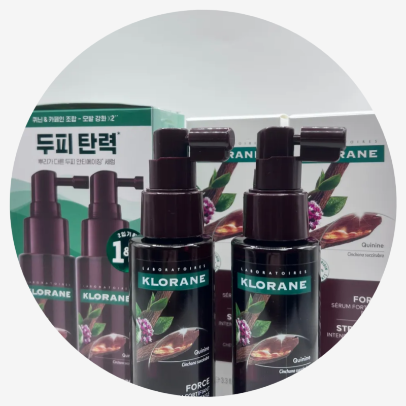 클로란 퀴닌 두피 세럼 후기 | 라우쉬 오리지널 헤어 팅크처와 비교