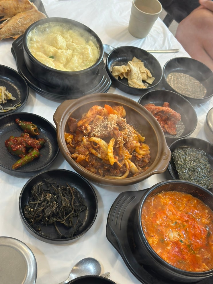  강릉 옥천동 현지인 오삼불고기 맛집 천일식당 가성비 아침식사