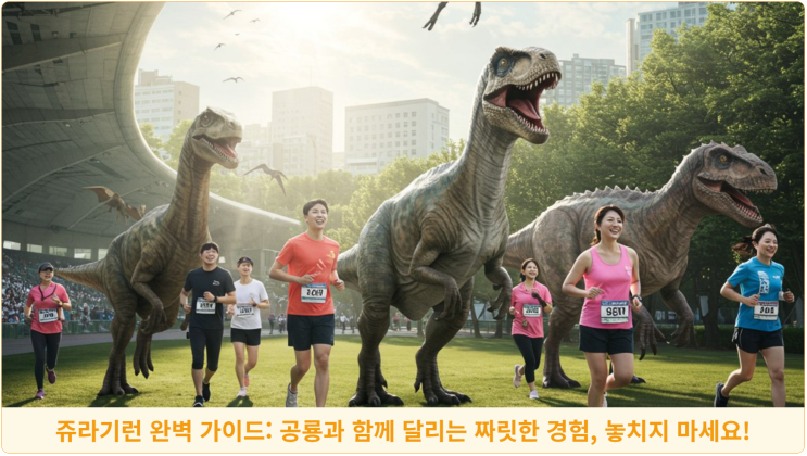  쥬라기런 완벽 가이드: 공룡과 함께 달리는 짜릿한 경험, 놓치지 마세요!