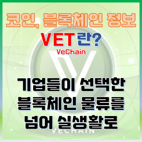  VET란? 기업들이 선택한 블록체인 Vechain 물류를 넘어 실생활로