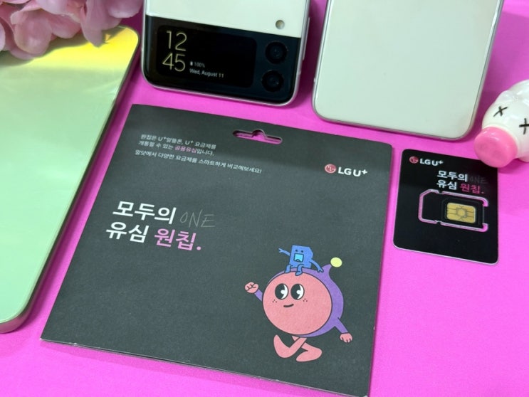  유플러스 원칩 선불폰 셀프개통 방법 완전 정리