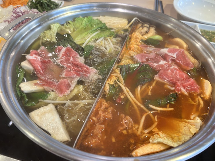  서구청맛집 샤브샤추천 채운담 서구청 본점