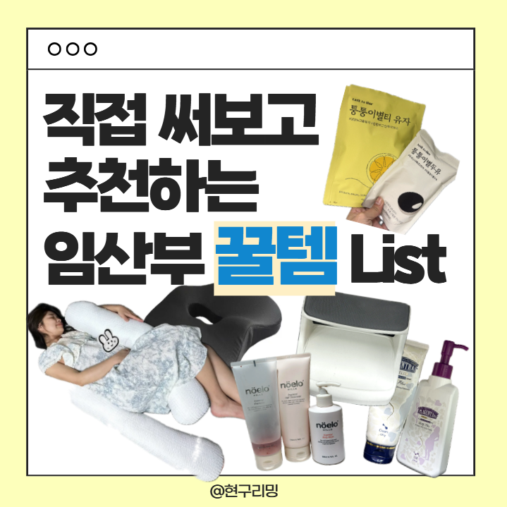  내돈내산 임신기간 매일 사용중인 임산부꿀템 추천
