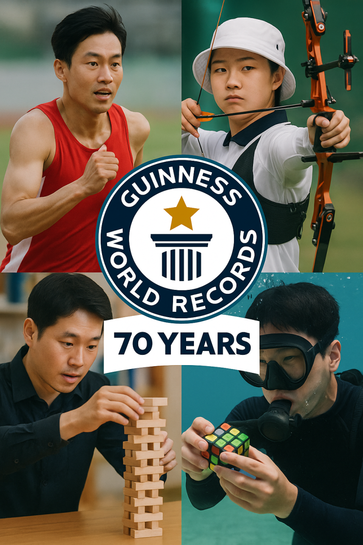  기네스북 70주년, 한국인이 세운 놀라운 #세계신기록 5가지 비밀!