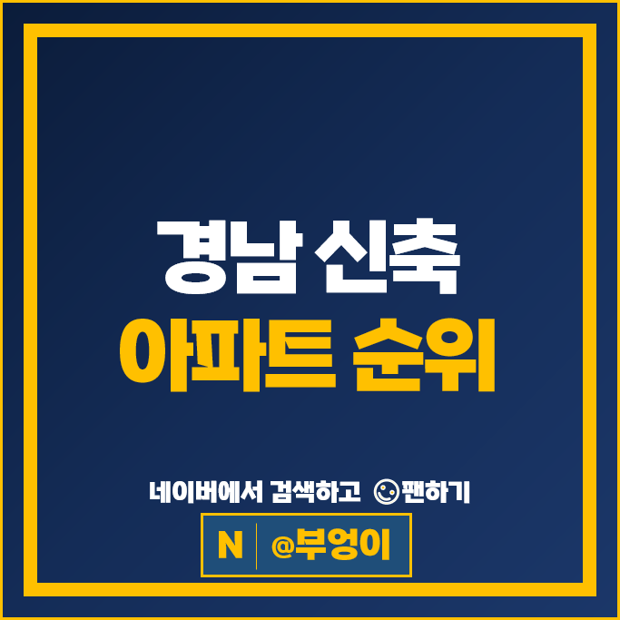 경남 신축 아파트 순위 창원롯데캐슬센텀골드 성산반도유보라아이비파크
