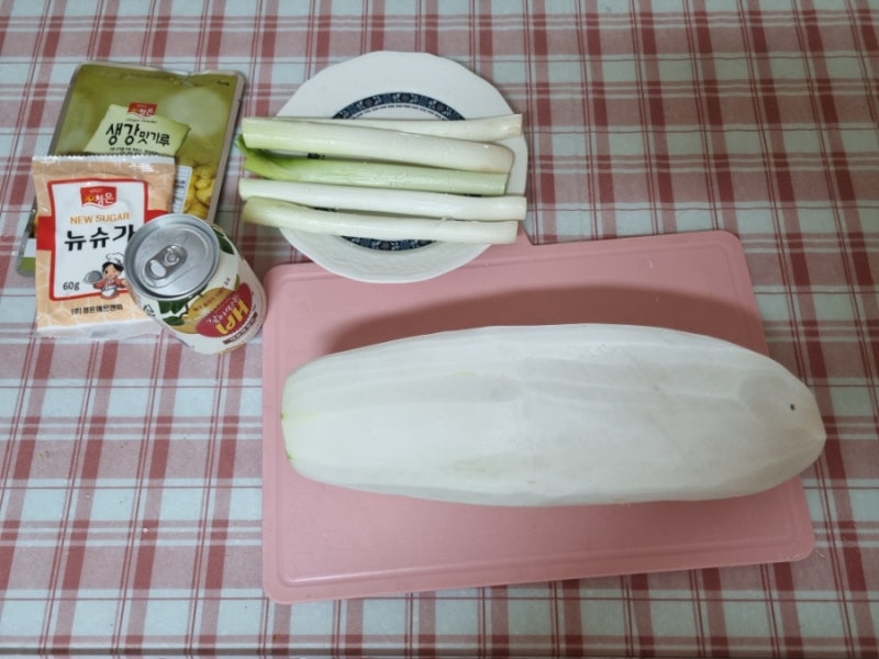 여름 동치미 담그기