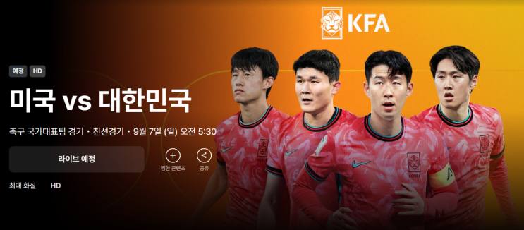이번주! LAFC 손흥민 미국전 생중계, 쿠팡플레이·tvN에서... 