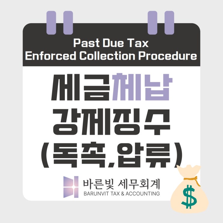  세금 체납하면 어떻게 되나요? 체납처분 절차 고지· 독촉·압류·매각 (대전세무사)