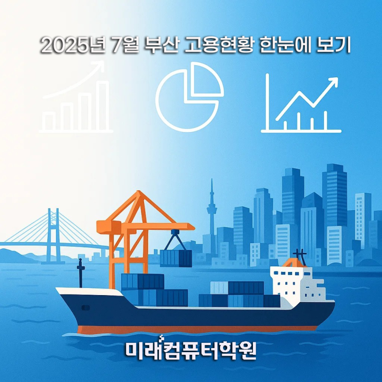  2025년 7월 부산광역시 구인·구직 현황 한눈에 보기