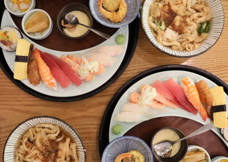  대구 범어네거리 맛집 상무초밥 점심특선 아기의자 포장 주차