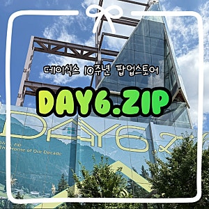 데이식스 10주년 팝업스토어 DAY6.zip 방문후기