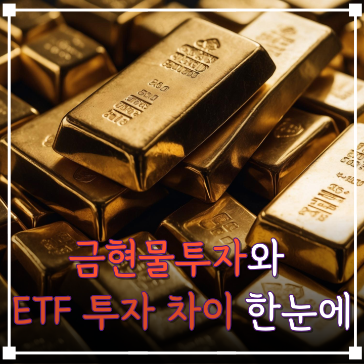  금현물투자와 금 ETF 비교 전 략금값 어디까지 오를까?